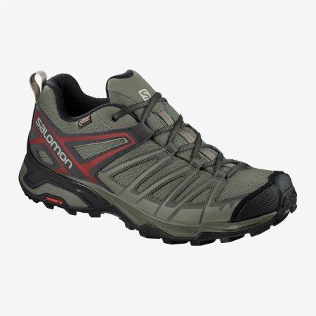 Scarpe Trekking Salomon X ULTRA 3 PRIME GTX Uomo Verde Oliva IT 1-V43